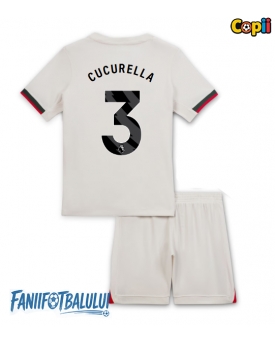 Chelsea Marc Cucurella #3 Echipament de Fotbal Replică 2025-26 Copii Deplasare (+ Șorturi)